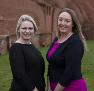 HR administrator, Charley Stockdale and managing director, Nicky Jolley